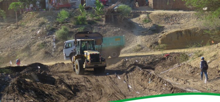 CONTINÚAN LOS TRABAJOS EN LA QUEBRADA MORALES C.P SOJO