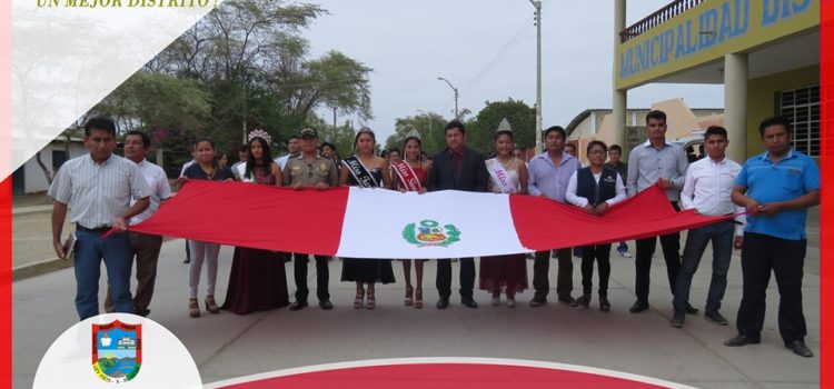 MUNICIPALIDAD RINDE HOMENAJE A NUESTRA BANDERA.