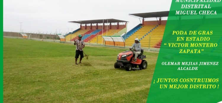 ESTADIO “VÍCTOR MONTERO ZAPATA” DE SOJO QUEDO LISTO PARA LA SEGUNDA FECHA DE LA LIGA DEPARTAMENTAL. DE FÚTBOL DE PIURA.