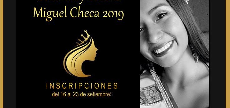 ✅CONVOCAN A CERTAMEN DE SOBERANAS MIGUEL CHECA 2019.