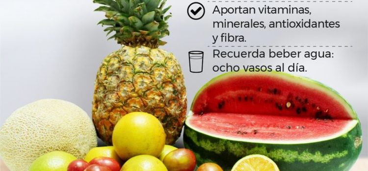 Frutas ayudan a hidratarte en verano